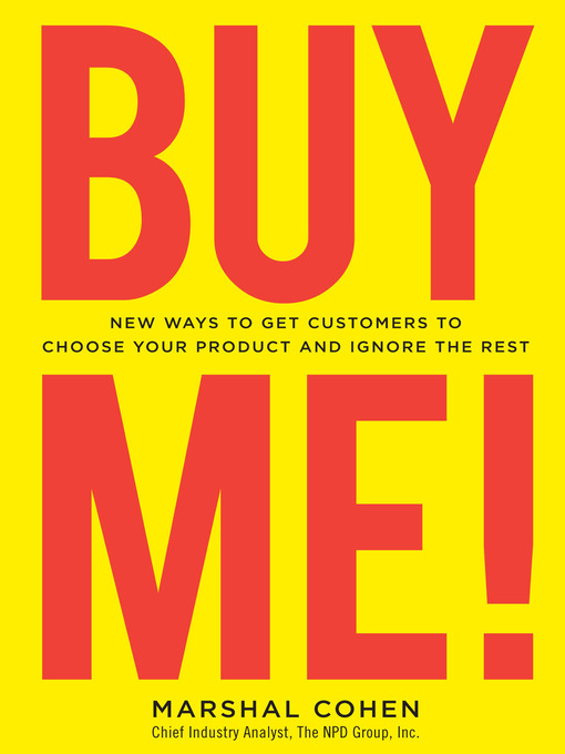 Title details for BUY ME! by Marshal Cohen - Wait list